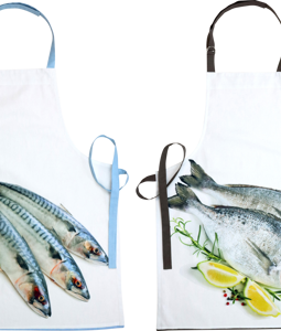 9617 TABLIERS « FISH » 2P